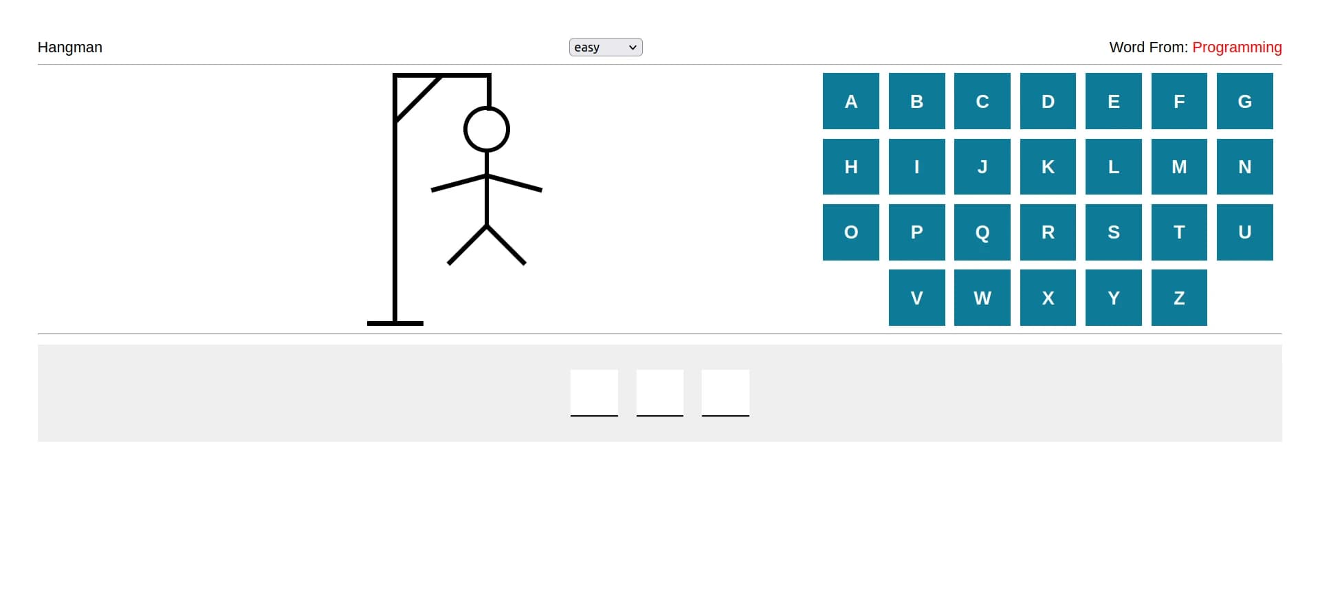 Hangman Game